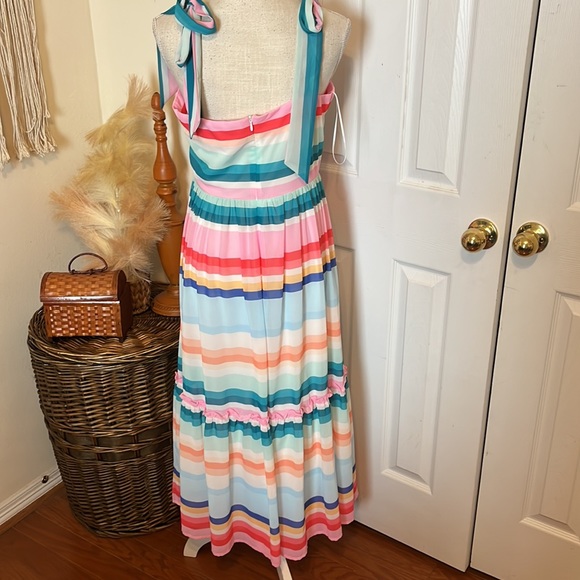 Flying Tomato Multi Colored Dress / Size Large - Picture 6 of 9